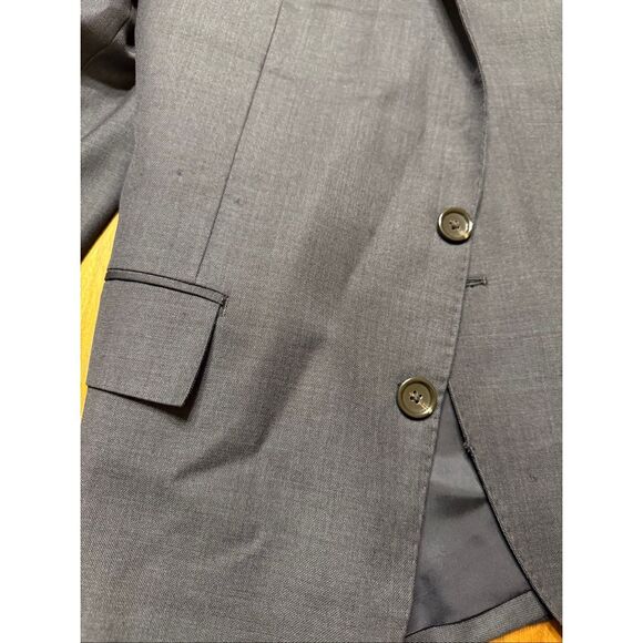 J Crew Ludlow Sport Coat Men 40S Gray Italian Fabric Jacket Tollegno 1900 Blazer - Picture 5 of 14